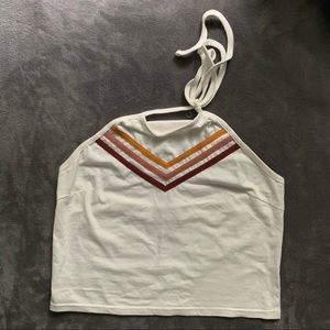 Forever 21 White Halter Top
